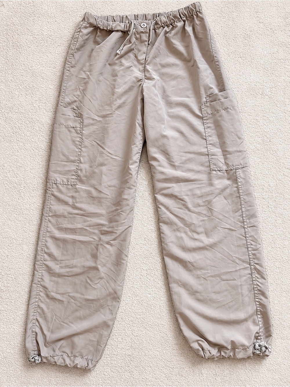 Weissman LC Tan Cargo Dance Pants Girls Hip Hop Joggers